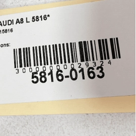 AUDI A8 QUATTRO 2011-2018 REAR SEAT CHILD RESTRAINT HOOK CAP COVER OEM SET 