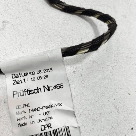 PORSCHE CAYENNE 2016 REAR LEFT DRIVER SIDE DOOR WIRE WIRING HARNESS OEM