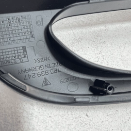 2011 - 2018 PORSCHE CAYENNE REAR LEFT DRIVER INTERIOR DOOR HANDLE TRIM BEZE