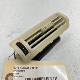 2011 - 2012 AUDI A8 LEFT DRIVER SIDE UPPER DUCT B PILLAR AIR VENT GRILL OEM