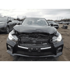 2017 INFINITI Q50 FRONT LEFT DRIVER SIDE DOOR PANEL COVER W/ BOSE BLACK OEM