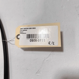 INFINITI Q50 2014-2020 REAR DRIVER SIDE ON DOOR FRONT WHEATHERSTRIP SEAL OE