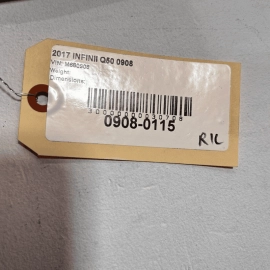 INFINITI Q50 2016-2020 REAR DRIVER SIDE DOOR SILL SCUFF PLATE TRIM COVER OE INFINITI Q50 2016-2020 REAR DRIVER SIDE DOOR SILL SCUFF PLATE TRIM COVER OE