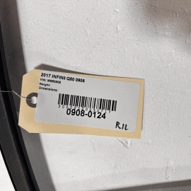 INFINITI Q50 2017-2020 REAR DRIVER SIDE DOOR WINDOW GLASS SASH RUN CHANNEL 