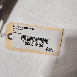 INFINITI Q50 2014-2020 REAR PASSENGER SIDE C PILLAR UPPER QUARTER TRIM PANE