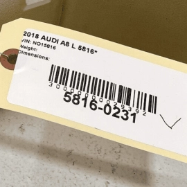 AUDI A8 QUATTRO 2011-2015 FRONT DRIVER SIDE DOOR SILL SCUFF PLATE TRIM COVE