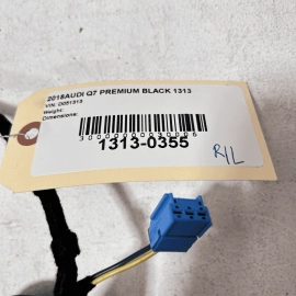 AUDI Q7 PREMIUM PLUS 2017-19 REAR LEFT DRIVER SIDE DOOR WIRING HARNESS WIRE