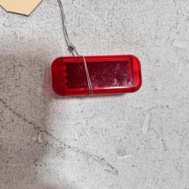 2018-2023 AUDI Q7 REAR LEFT OR RIGHT DOOR PANEL INTERIOR RED REFLECTOR OEM 