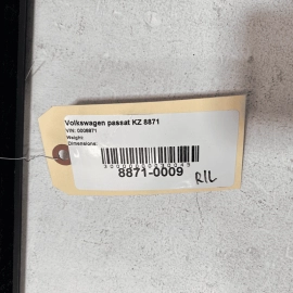 VOLKSWAGEN PASSAT 2012-2022 REAR DRIVER DOOR WINDOW INNER WEATHERSTRIP SEAL