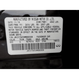 INFINITI Q50 2014-2020 REAR RIGHT PASSENGER SIDE DOOR WINDOW SWITCH OEM