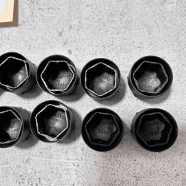 AUDI Q7 2017-2023 Q8 WHEEL RIM LUG NUT BOLT COVER TRIM CAP SET OEM = SET OF