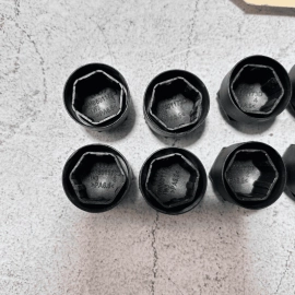 AUDI Q7 2017-2023 Q8 WHEEL RIM LUG NUT BOLT COVER TRIM CAP SET OEM = SET OF