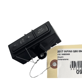 2014-2019 INFINITI Q50 INSTRUMENT PANEL CLUSTER TRIP RESET & DIMMING SWITCH