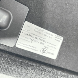 2017-18-19-20-21-22-2023 AUDI Q7 TRUNK CARGO FLOOR CARPET COVER MAT BLACK O