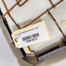 2017 AUDI Q7 REAR 3RD ROW SEAT LOWER CUSHION BOTTOM OEM