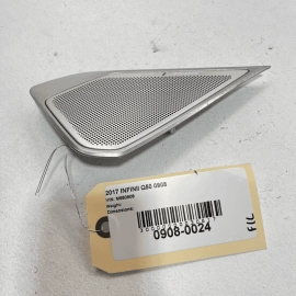 2017 INFINITI Q50 FRONT LEFT DRIVER DOOR PANEL SPEAKER COVER GRILLE OEM