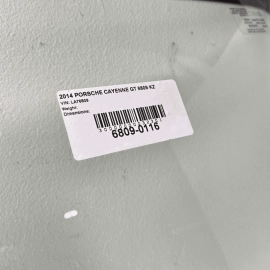 2014 - 2016  Porsche CAYENNE GT FRONT WINDSHIELD WINDOW GLASS OEM