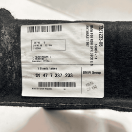 2017-2020 BMW 430I XDRIVE REAR DRIVER QUARTER LUGGAGE COVER TRIM PANEL OEM