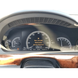 10-13 MERCEDES S550 W221 LEFT DRIVER SIDE CENTER CONSOLE TRIM COVER PANEL O