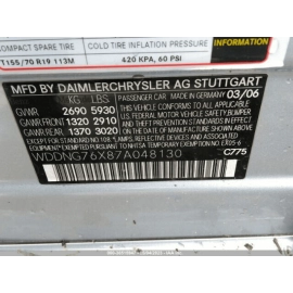2007 - 2013 MERCEDES S-CLASS Front Right Passenger Side Door Harness Wiring 2007 - 2013 MERCEDES S-CLASS Front Right Passenger Side Door Harness Wiring
