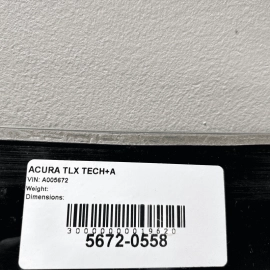 2015-2020 ACURA TLX REAR BACK WINDSHIELD WINDOW GLASS OEM