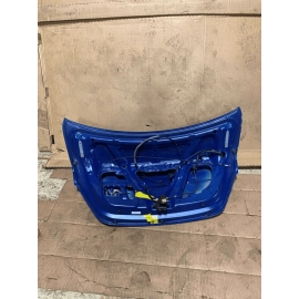 GENUINE 12-17  Trunk Tailgate Deck Lid BLUE COLOR W/ LOCK & CABLE HYUNDAI A