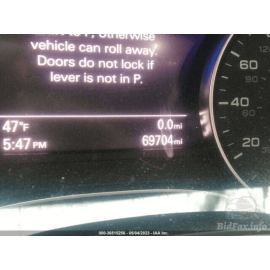 2012 - 2018 AUDI A6 REAR  INNER LEFT DRIVER SIDE DOOR EXTERIOR HANDLE OEM