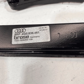 2012 - 2018 AUDI A6 S6 REAR LEFT DRIVER SIDE DOOR WINDOW REGULATOR OEM
