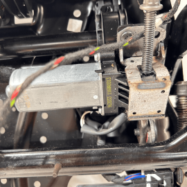 2012 - 2018 AUDI A6 FRONT LEFT DRIVER SEAT LOWER TRACK FRAME W/ MOTORS OEM