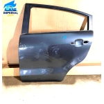 GENUINE 12-17 KIA RIO Rear Left Driver Door Bare Shell Dark Gray OEM
