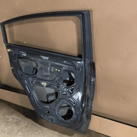 GENUINE 12-17 KIA RIO Rear Left Driver Door Bare Shell Dark Gray OEM