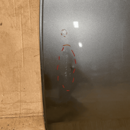 2010-2013 Kia Forte Sedan Rear Door Shell Panel Left Driver Side Gray OEM