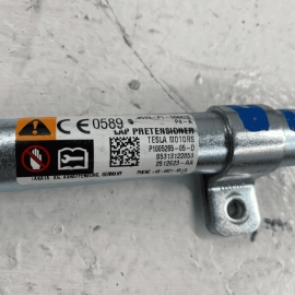 2012-2020 Tesla Model S Right B-Pillar Upper Trim w/ Seat Belt & Buckle OEM