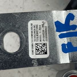 2012-2020 Tesla Model S Right B-Pillar Upper Trim w/ Seat Belt & Buckle OEM