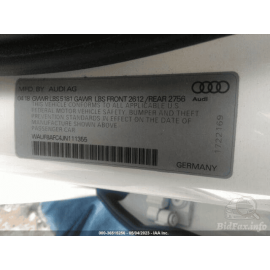 2012-2018 AUDI A6 REAR LEFT OR RIGHT SIDE DOOR AUDIO SOUND SPEAKER OEM