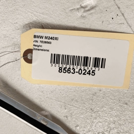 BMW M240xi F23 2017 - 2021 Cabrio Exterior Top Roof Strip Cover Trim Moldin BMW M240xi F23 2017 - 2021 Cabrio Exterior Top Roof Strip Cover Trim Moldin