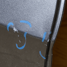 2014-2018 JEEP CHEROKEE LATITUDE REAR RIGHT PASSENGER SIDE DOOR SHELL PANEL