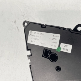 Mercedes W221 S600 Rear Left Driver Side Seat Control Memory Switch OEM 200