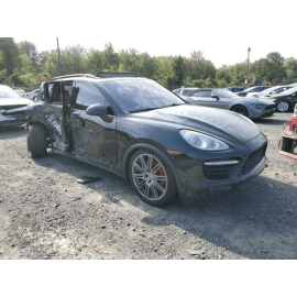 2011-2018 PORSCHE CAYENNE FRONT LEFT DOOR WINDOW B PILLAR APPLIQUE MOLDING 