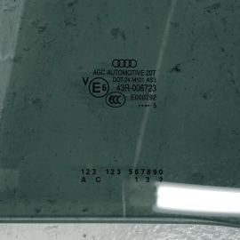 15-18 AUDI Q3 REAR LEFT DRIVER SIDE DOOR WINDOW GLASS OEM 8U0845205C