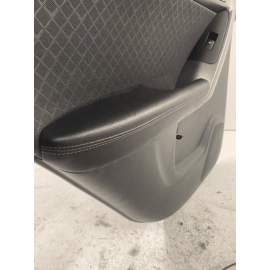 10-13 Kia Forte Sedan Rear Left Driver Door Trim Panel Black Leather OEM  10-13 Kia Forte Sedan Rear Left Driver Door Trim Panel Black Leather OEM