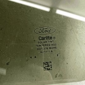 12-18 Ford Focus ST Front Left Driver Door Window Glass Tinted F1EZ-5821411