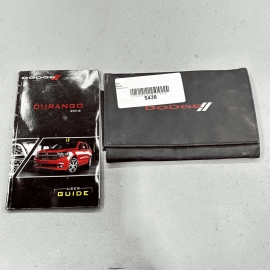 2012 12 DODGE DURANGO USER GUIDE w/ CASE OEM 2012 12 DODGE DURANGO USER GUIDE w/ CASE OEM