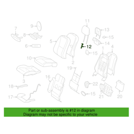 Front Left / Right Seat Headrest Guide Insert Mercedes S-Class 07-09 OEM 2 