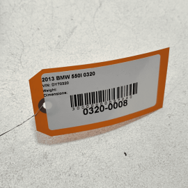 2011-2016 BMW 550xi F10 REAR CENTER SEAT BELT SEATBELT BUCKLE RECEIVER OEM