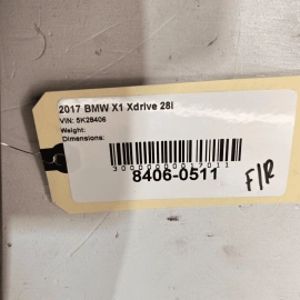 2016-2022 BMW X1 F48 XDRIVE FRONT RIGHT PASSENGER SIDE SEAT BACK PANEL OEM