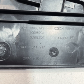 Left Lower B Pillar Trim Cover Black OEM 2013-2019 BMW F36 Gran Coupe