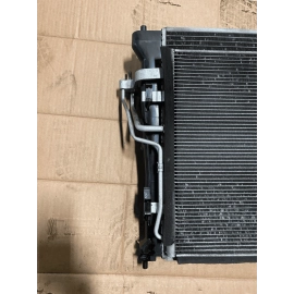Hyundai Elantra 06-11 Set of Radiator & AC A/C Condenser Assembly 2 pcs OEM