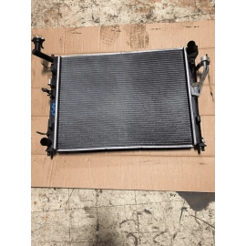 Hyundai Elantra 06-11 Set of Radiator & AC A/C Condenser Assembly 2 pcs OEM