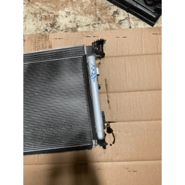 Hyundai Elantra 06-11 Set of Radiator & AC A/C Condenser Assembly 2 pcs OEM